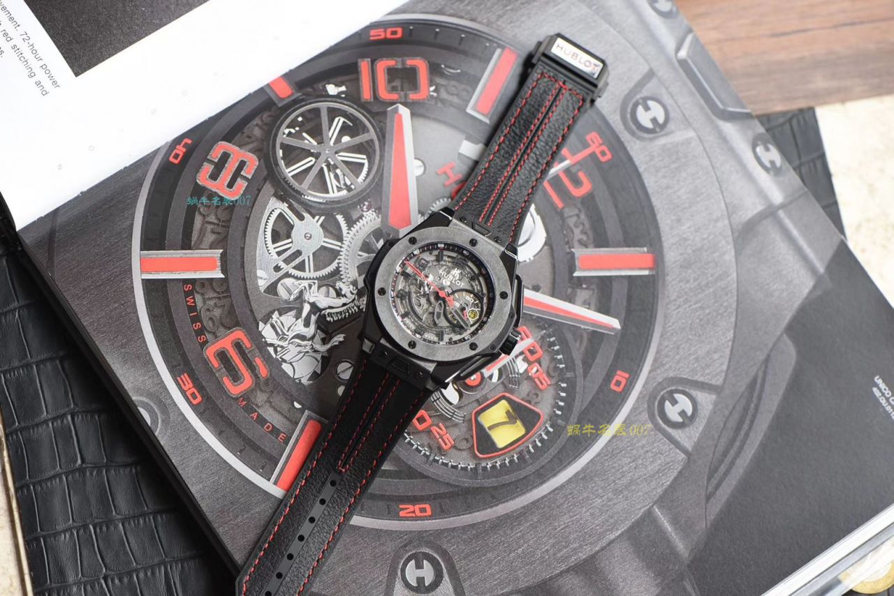 视频讲解V6厂复刻宇舶法拉利Hublot Big Bang Ferrari Ceramic F11系列401.CX.0123.VR腕表 