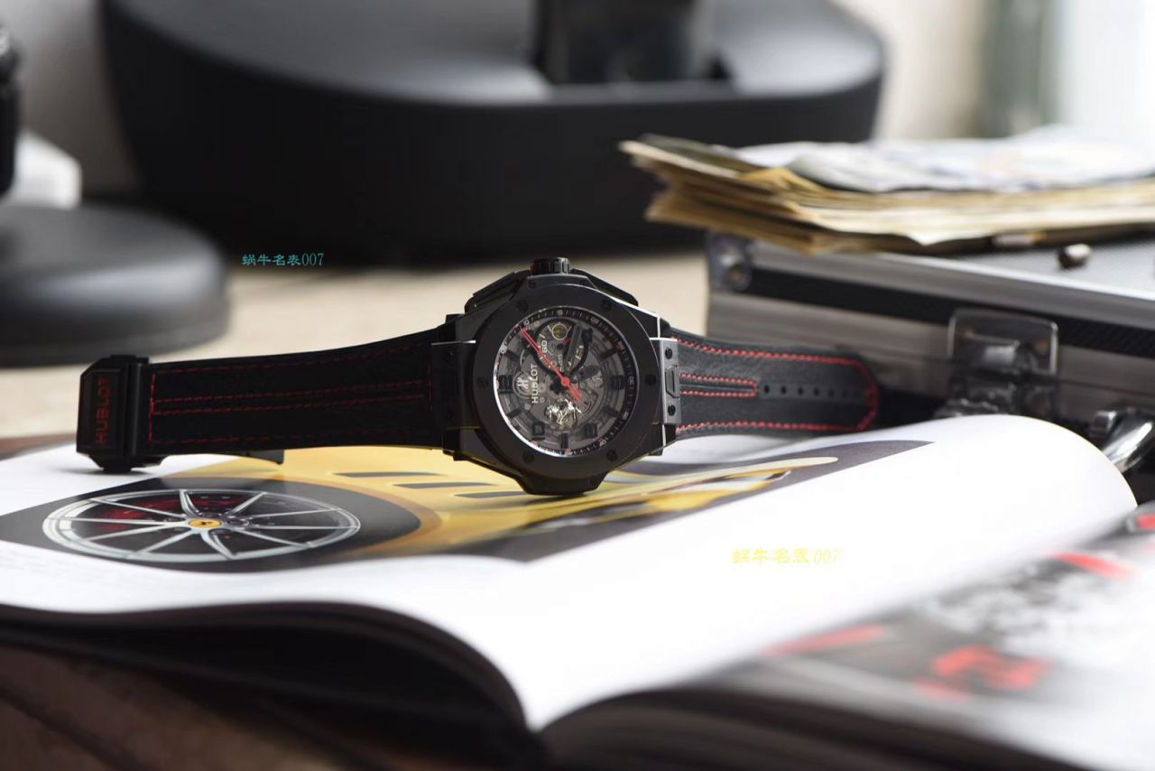 视频讲解V6厂复刻宇舶法拉利Hublot Big Bang Ferrari Ceramic F11系列401.CX.0123.VR腕表 / YB062V6