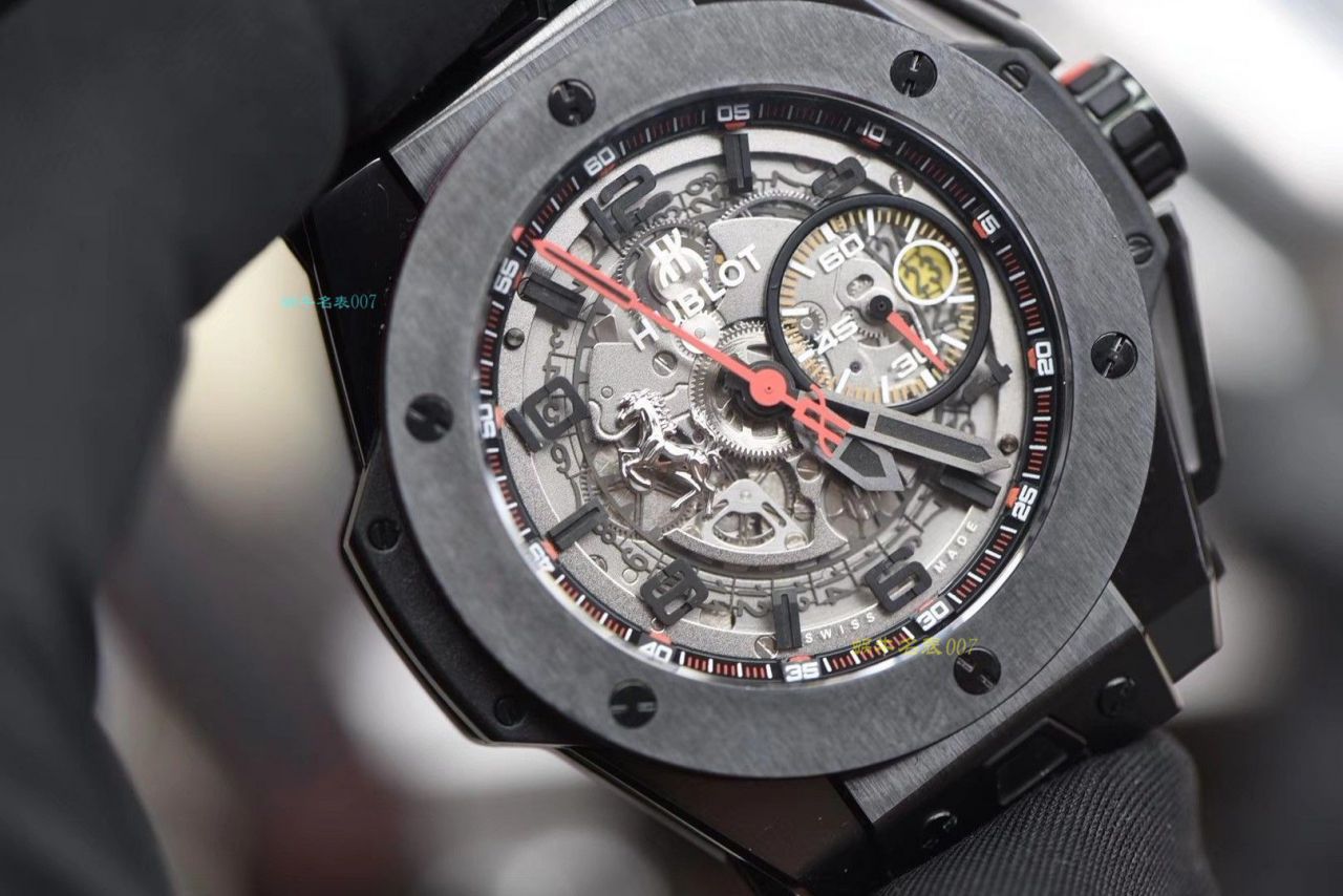 视频讲解V6厂复刻宇舶法拉利Hublot Big Bang Ferrari Ceramic F11系列401.CX.0123.VR腕表 / YB062V6