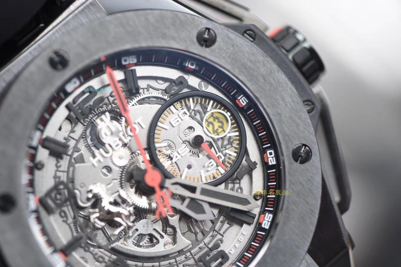 视频讲解V6厂复刻宇舶法拉利Hublot Big Bang Ferrari Ceramic F11系列401.CX.0123.VR腕表 / YB062V6