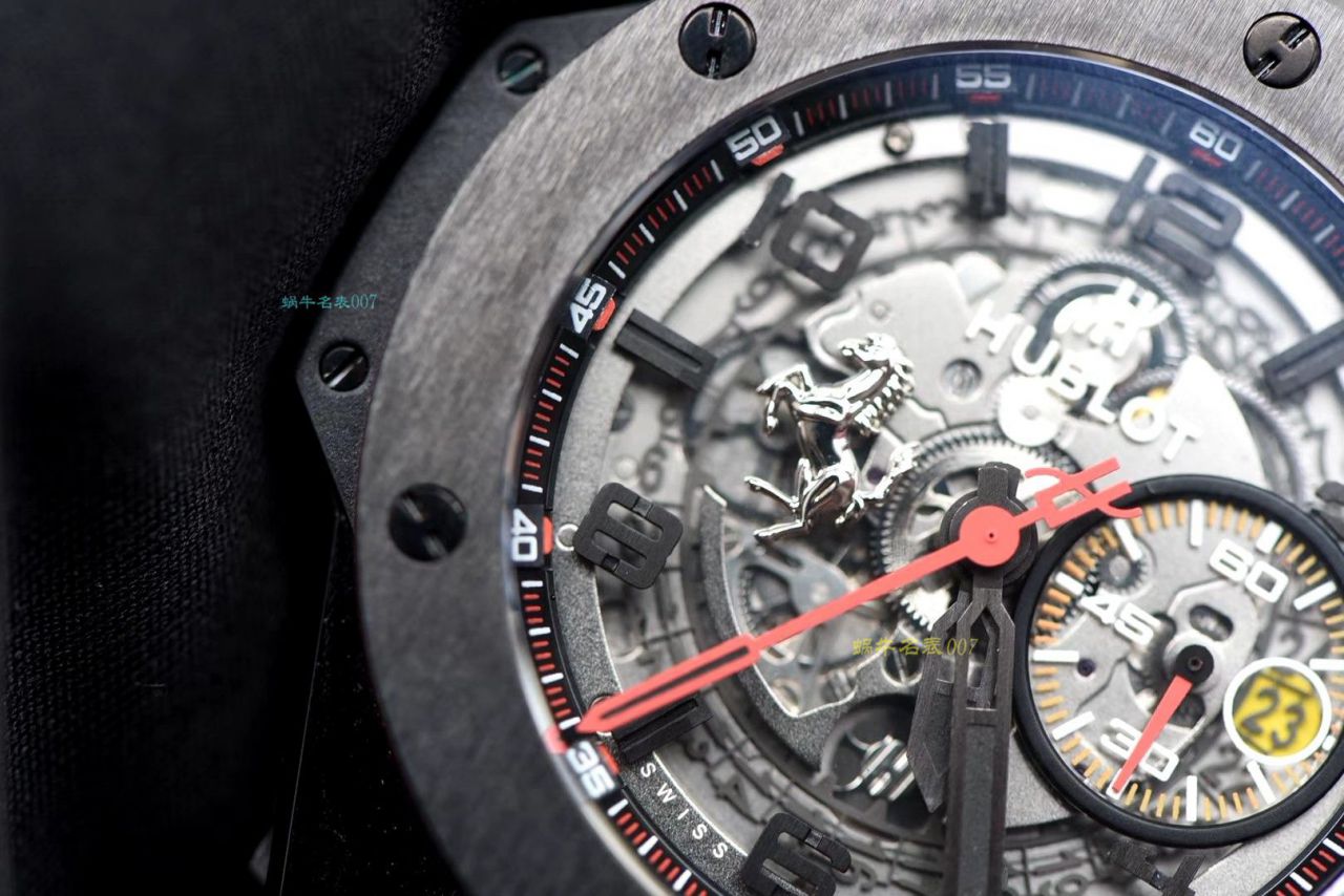 视频讲解V6厂复刻宇舶法拉利Hublot Big Bang Ferrari Ceramic F11系列401.CX.0123.VR腕表 