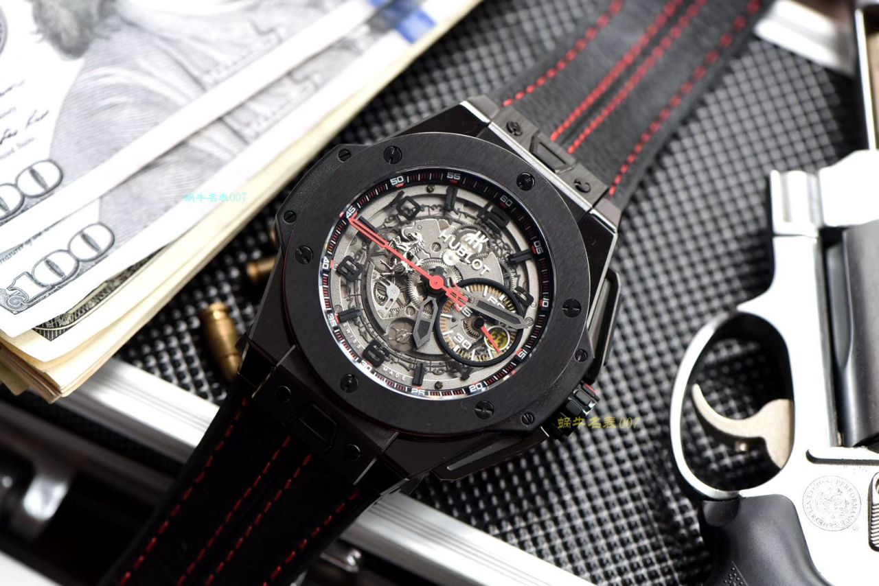 视频讲解V6厂复刻宇舶法拉利Hublot Big Bang Ferrari Ceramic F11系列401.CX.0123.VR腕表 / YB062V6