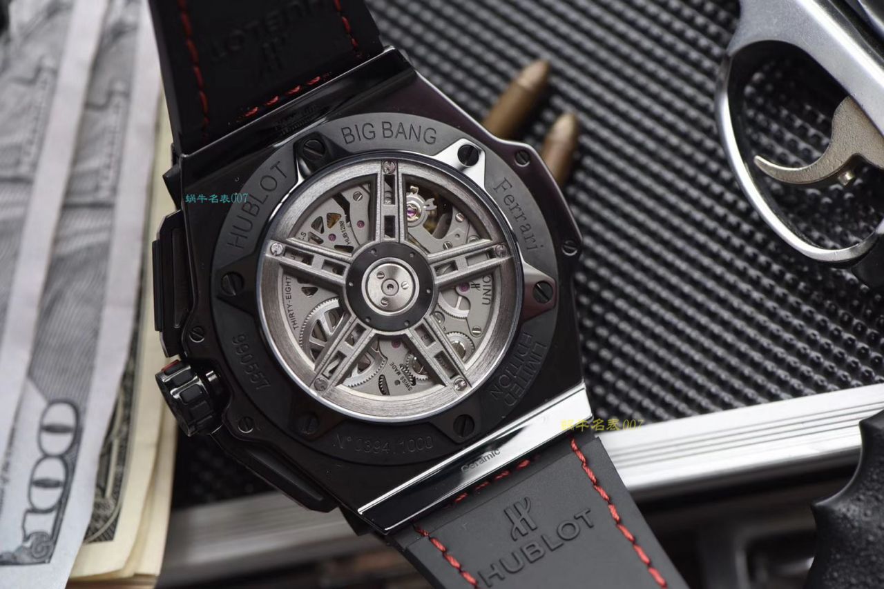 视频讲解V6厂复刻宇舶法拉利Hublot Big Bang Ferrari Ceramic F11系列401.CX.0123.VR腕表 / YB062V6