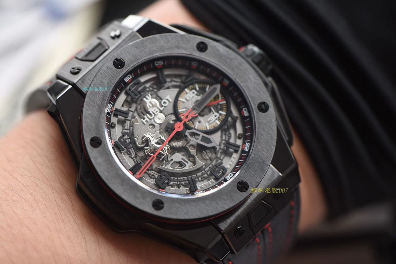 视频讲解V6厂复刻宇舶法拉利Hublot Big Bang Ferrari Ceramic F11系列401.CX.0123.VR腕表 