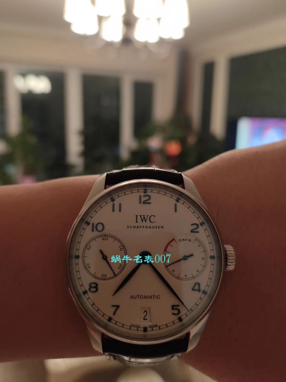 视频评测ZF厂顶级复刻高仿IWC万国葡七V5最高版本IW500705腕表 / WG517