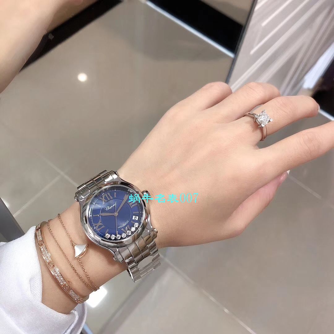【YF厂顶级复刻高仿女表】萧邦HAPPY DIAMONDS系列277472-5002,278559-6002,278582-3002腕表 / XB051