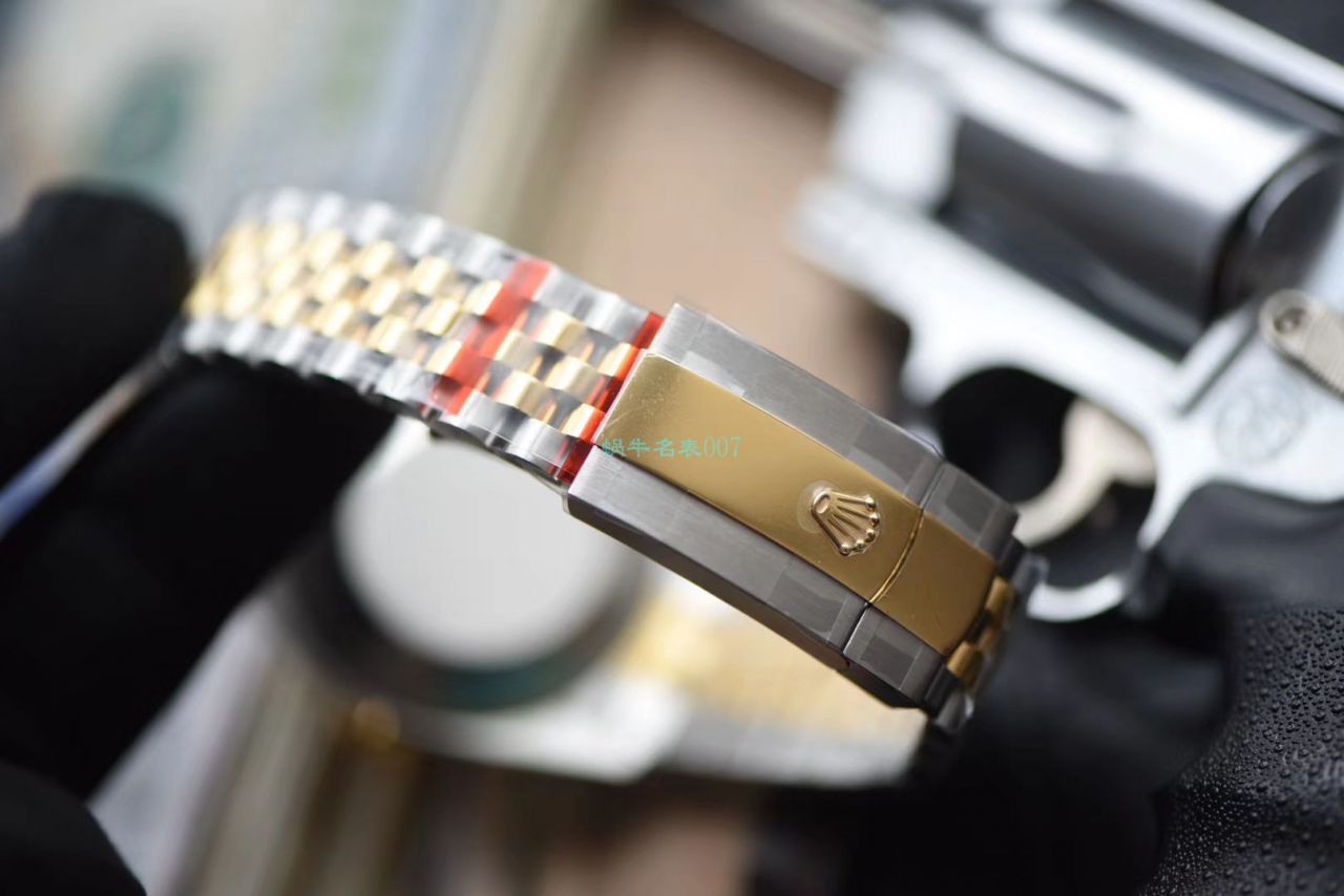 EW厂官网顶级复刻劳力士日志型系列116233香槟盘镶钻腕表 