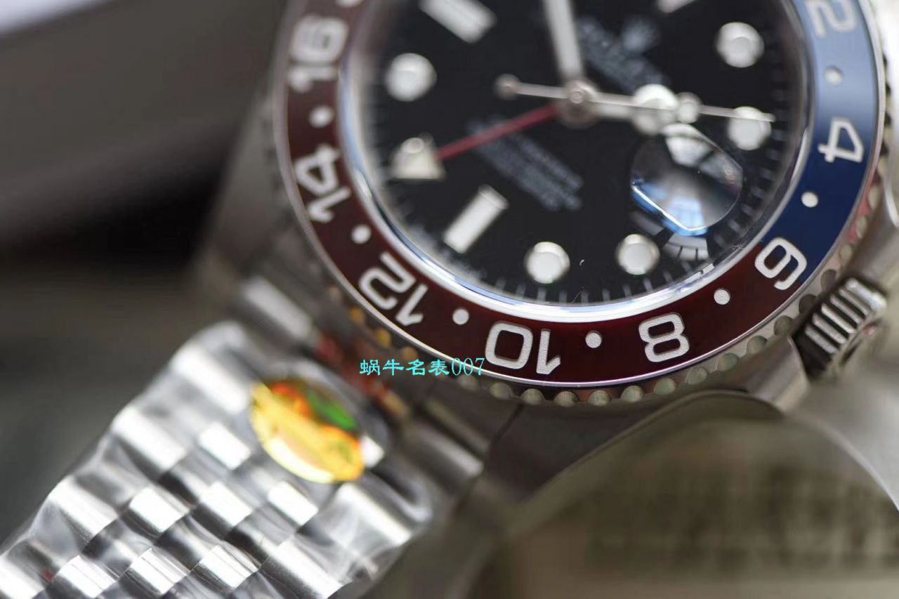 视频评测N厂‌官网超级可乐圈劳力士格林尼治型II126710BLRO-0001腕表 