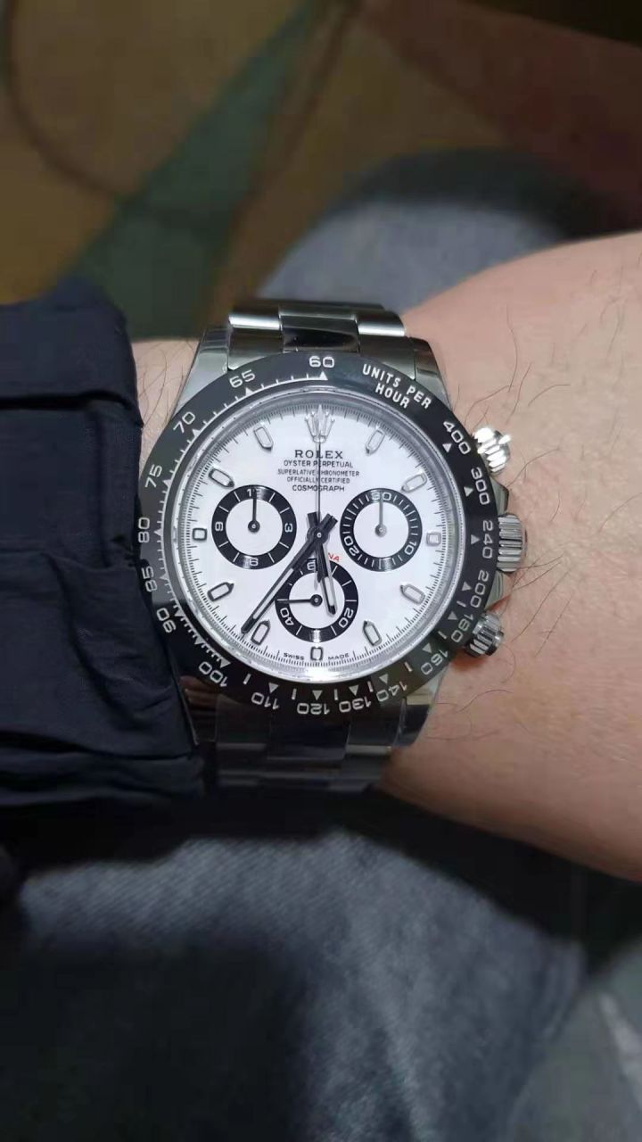 【N厂V3升级版复刻表】Rolex熊猫迪劳力士宇宙计型迪通拿系列116500LN-78590白盘腕表 / R508