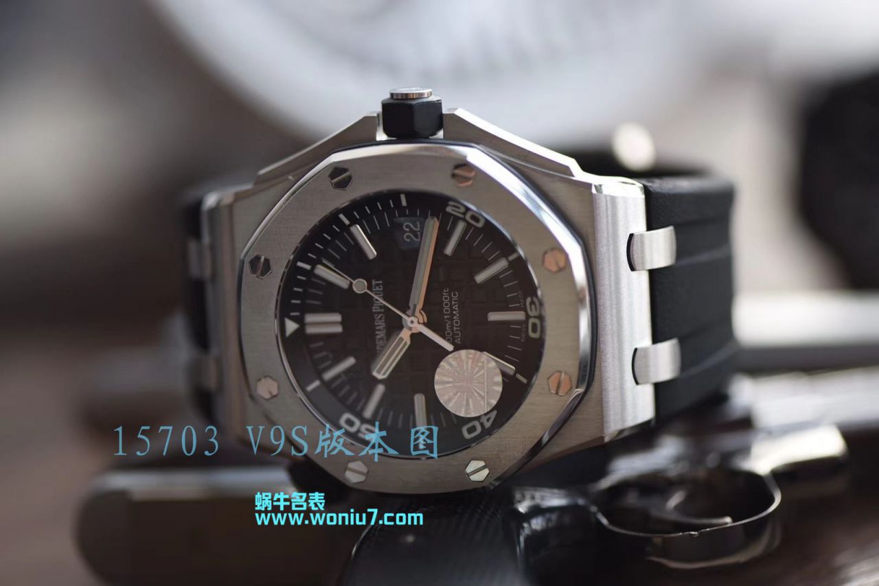 视频评测JF厂官网V9S最新AP爱彼皇家橡树离岸型高仿15703ST.OO.A002CA.01腕表 / JFAP15703
