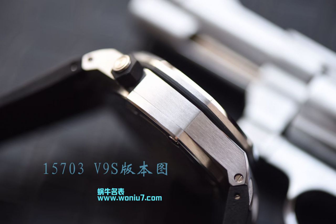视频评测JF厂官网V9S最新AP爱彼皇家橡树离岸型高仿15703ST.OO.A002CA.01腕表 / JFAP15703