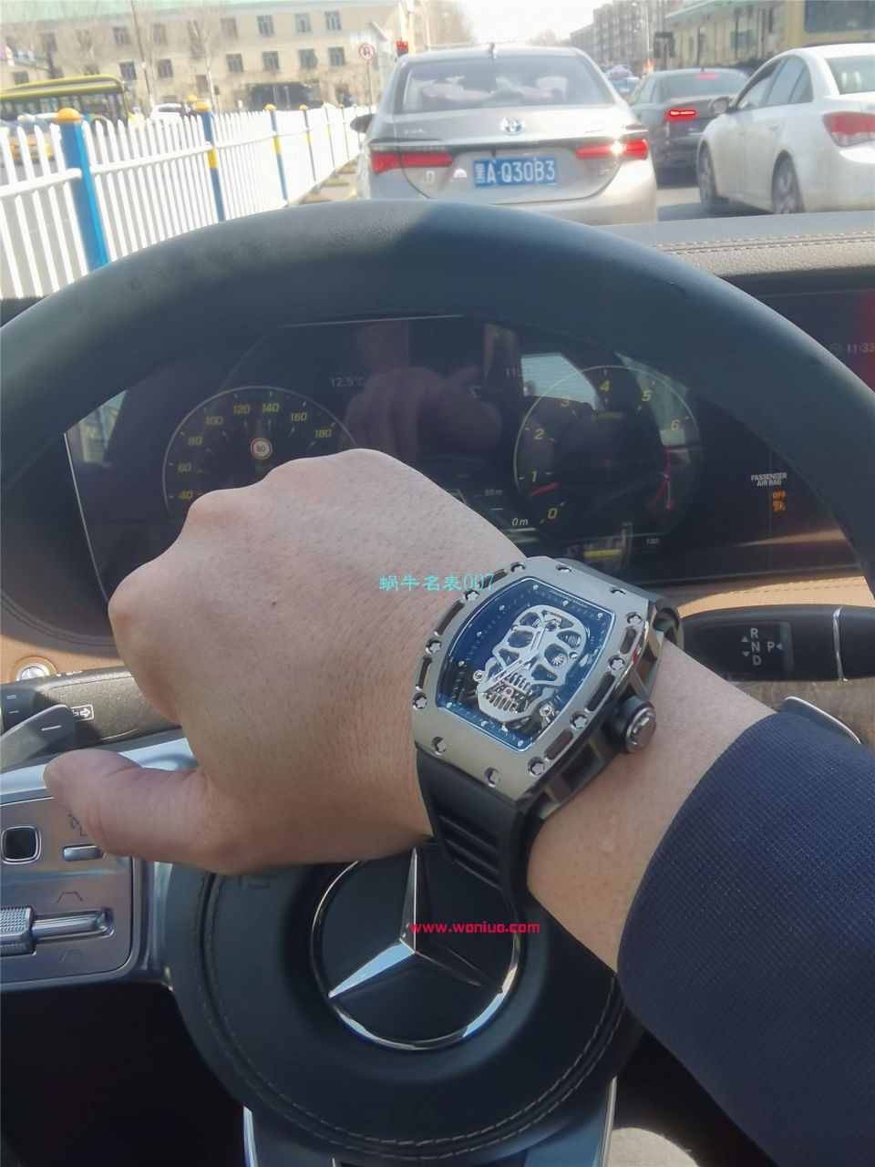 【视频评测理查德米勒骷髅头顶级复刻高仿手表Rm052至尊鬼王】RICHARD MILLE男士系列RM 052陀飞轮腕表 / RM 052