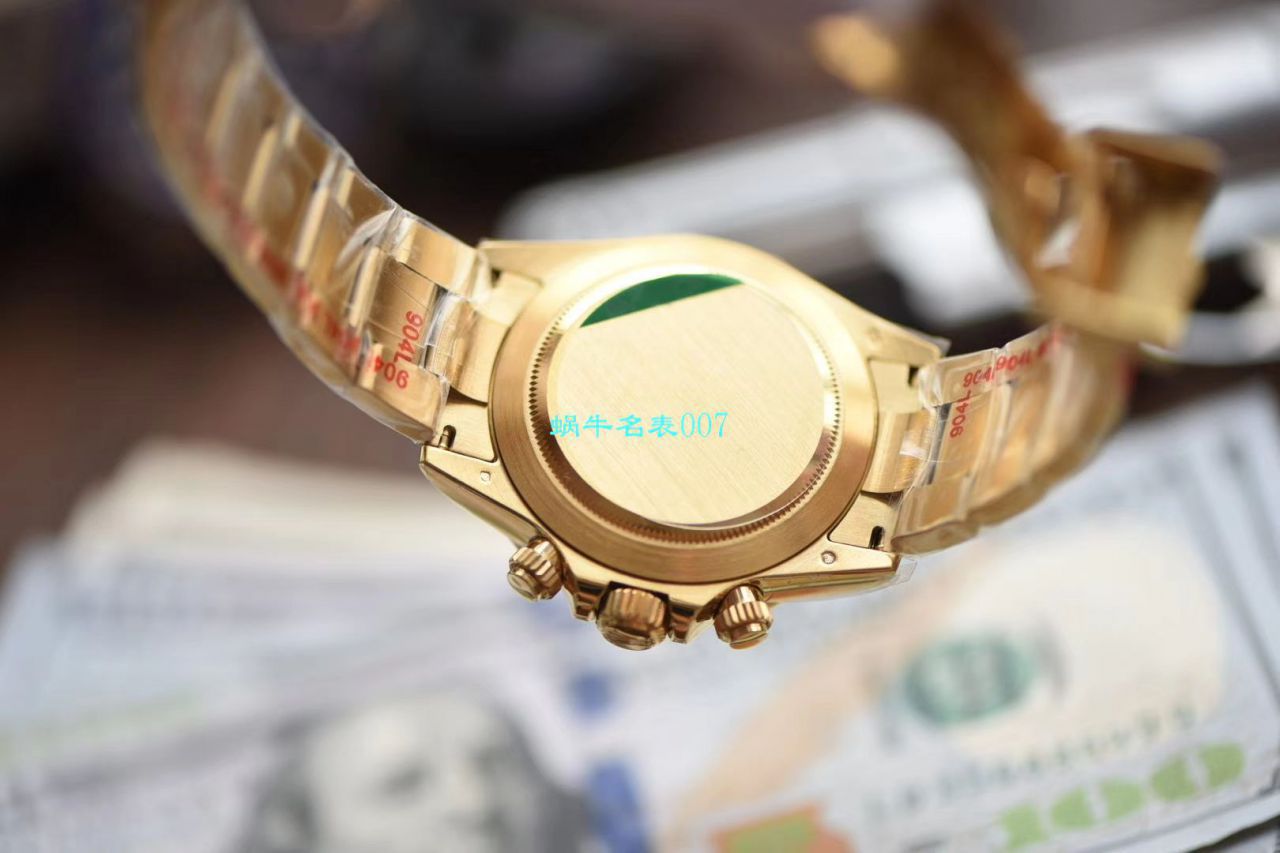 视频评测N厂超级4130绿面金迪劳力士宇宙计型迪通拿顶级复刻高仿m116508-0013腕表 / R388N