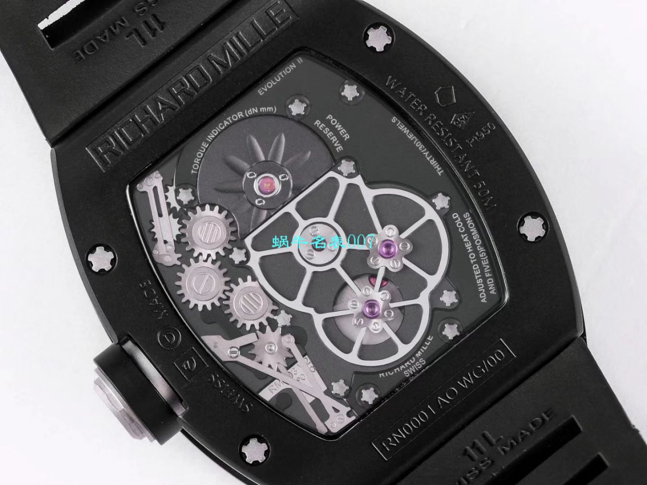 ️JB理查德·米勒复刻高仿RICHARD MILLE RM001真陀飞轮腕表 / RM 001