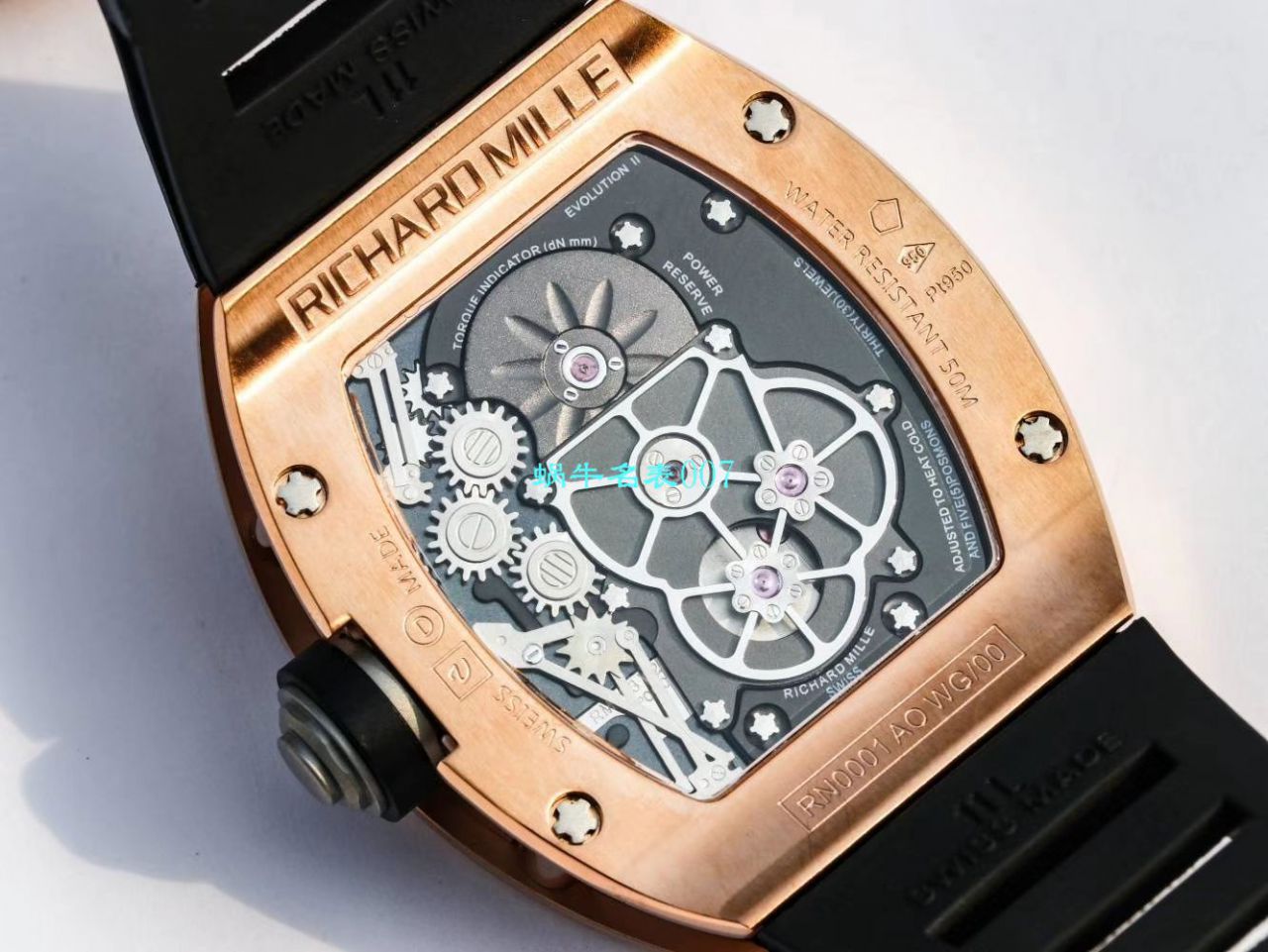 ️JB理查德·米勒复刻高仿RICHARD MILLE RM001真陀飞轮腕表 / RM 001