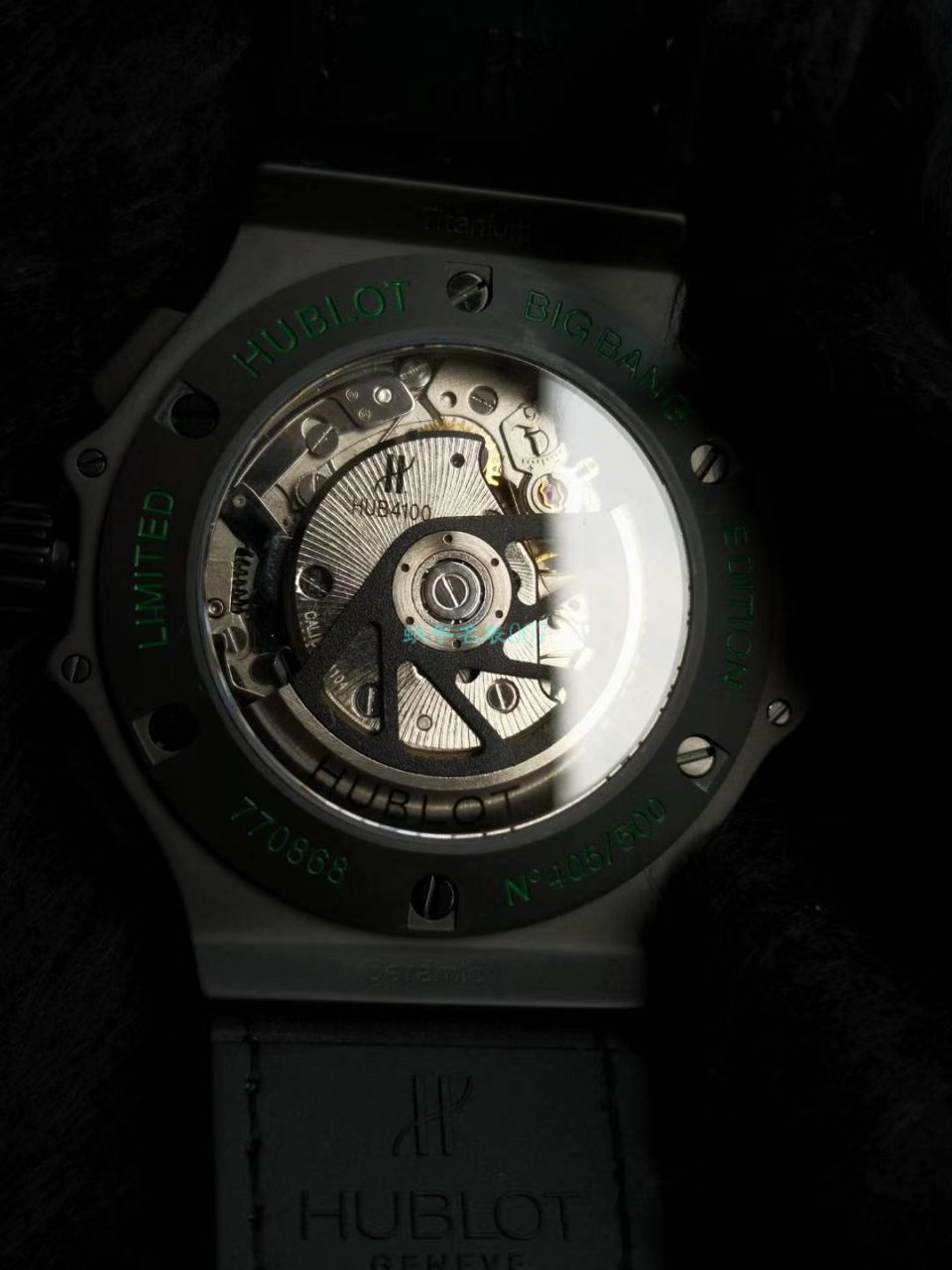 HBBV6厂超A精仿手表宇舶大爆炸碳纤维红字限定特别版腕表 