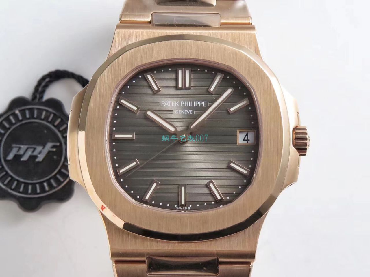 【PPF厂鹦鹉螺复刻最好版本手表V2价格】百达翡丽运动系列5711/1R-001腕表 
