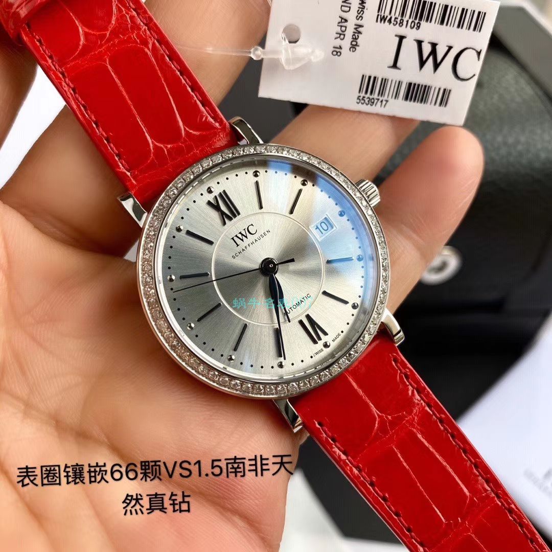 原单真钻IWC女表万国柏涛菲诺系列IW458109腕表 / WG527