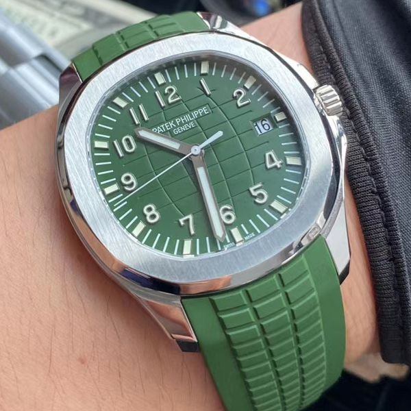 ZF厂超A高仿手表百达翡丽绿面手雷5168G-010腕表超A一比一复刻手表
