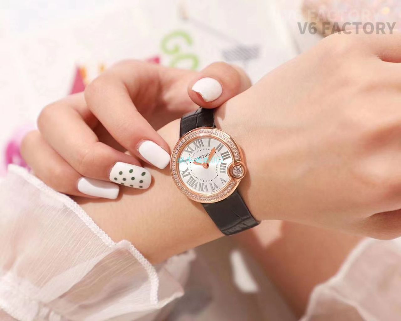 V6厂顶级复刻手表卡地亚告白气球女装30毫米WGBL0005，WJBL0008腕表 
