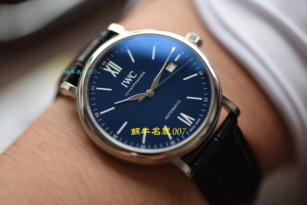 【视频评测最好的高精仿手表网站】V7厂万国柏涛菲诺系列IW356504腕表 / WG387V7