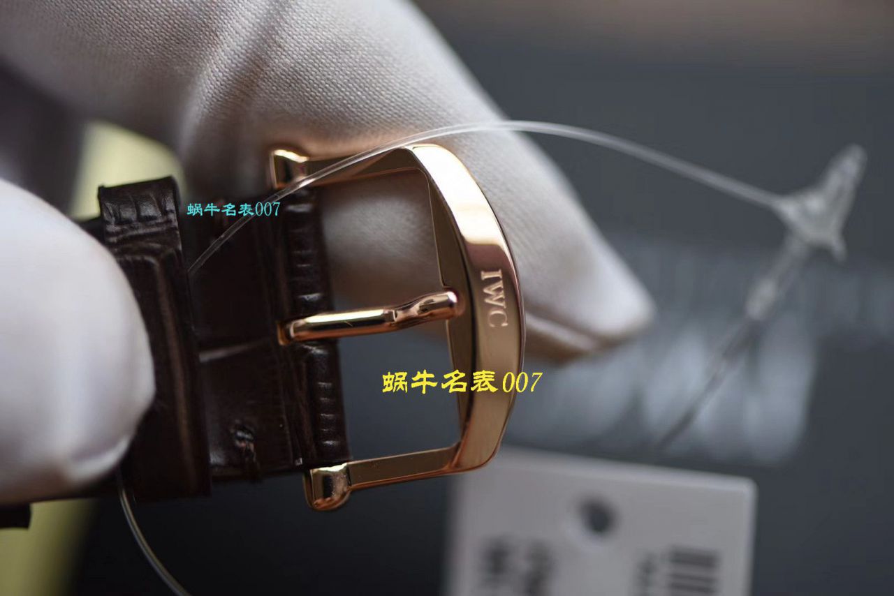 【视频评测最好的高精仿手表网站】V7厂万国柏涛菲诺系列IW356504腕表 / WG387V7