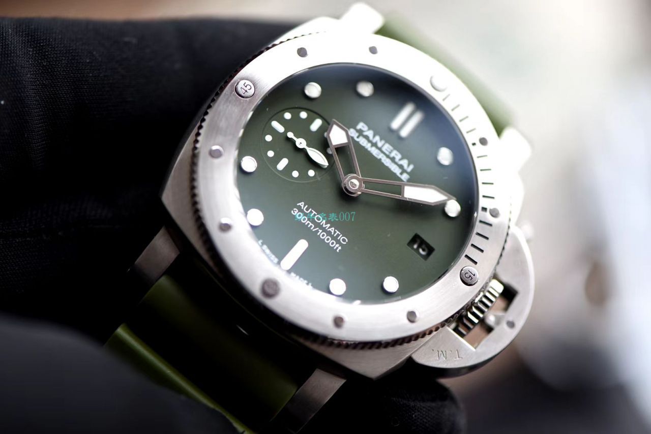 【视频评测最好的顶级复刻手表网站】VS厂沛纳海SUBMERSIBLE 潜行PAM01055腕表 