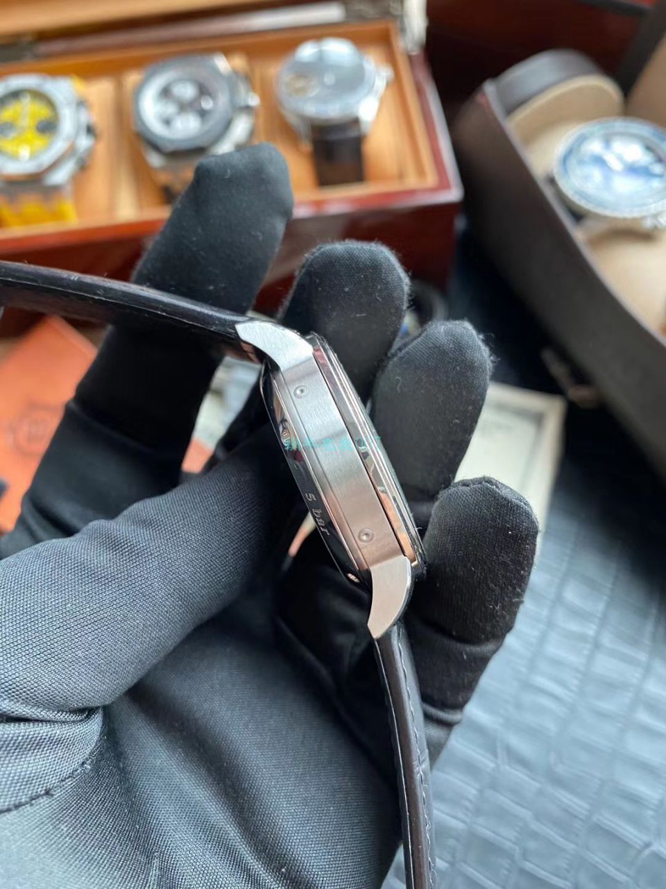 视频评测V9厂复刻高仿手表格拉苏蒂原创议员100-04-32-12-50大日历 / GLA062