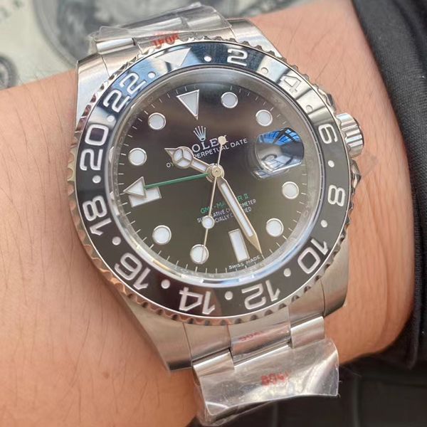 V9厂高精仿手表劳力士格林尼治型II系列116710LN-78200腕表(绿针)