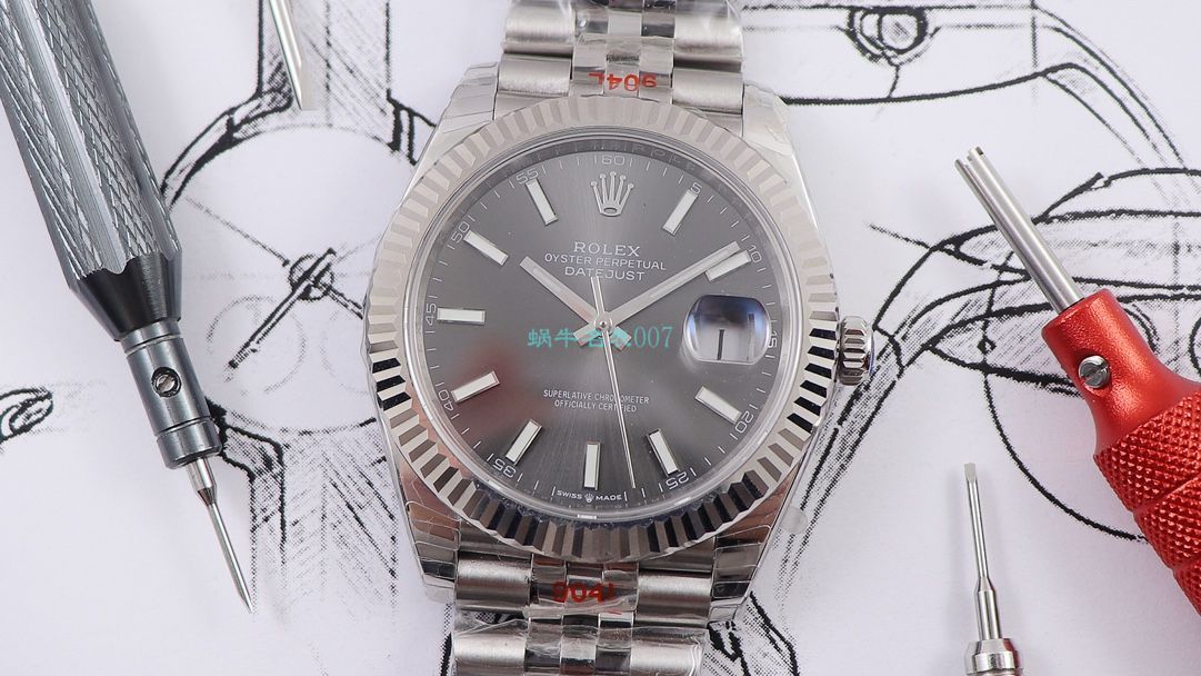 RE厂顶级复刻手表劳力士日志型系列m126334-0022绿萝腕表 