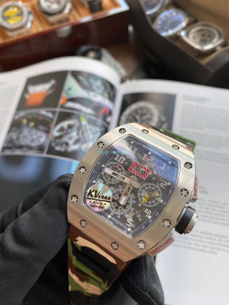 视频评测KV厂顶级复刻手表理查德米勒RICHARD MILLE RM 011 FELIPE MASSA 