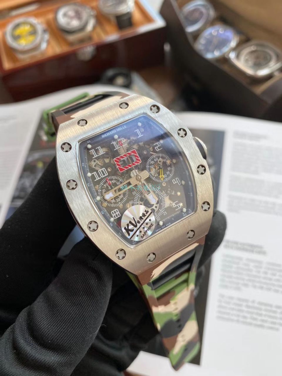 视频评测KV厂顶级复刻手表理查德米勒RICHARD MILLE RM 011 FELIPE MASSA 