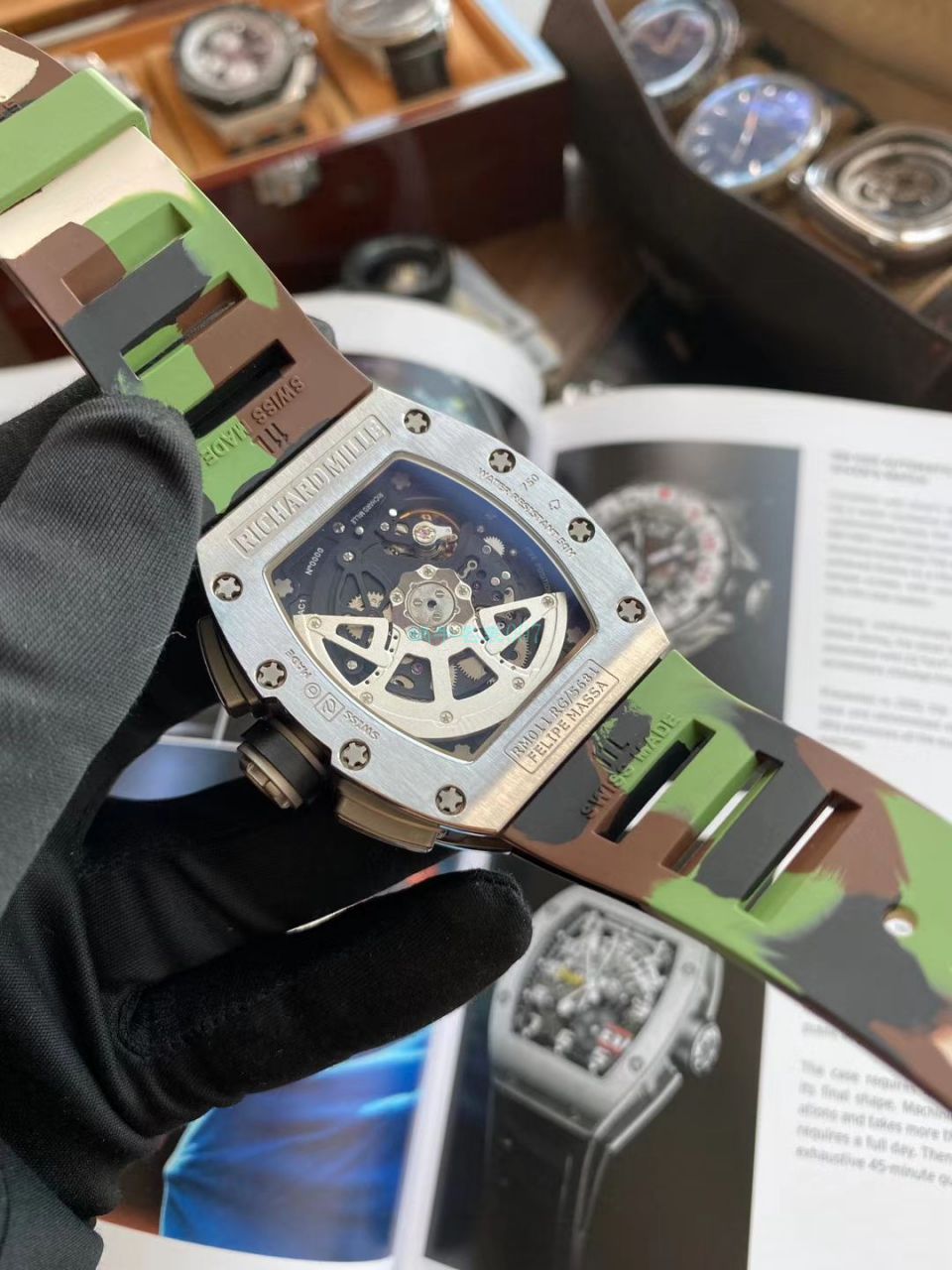 视频评测KV厂顶级复刻手表理查德米勒RICHARD MILLE RM 011 FELIPE MASSA 