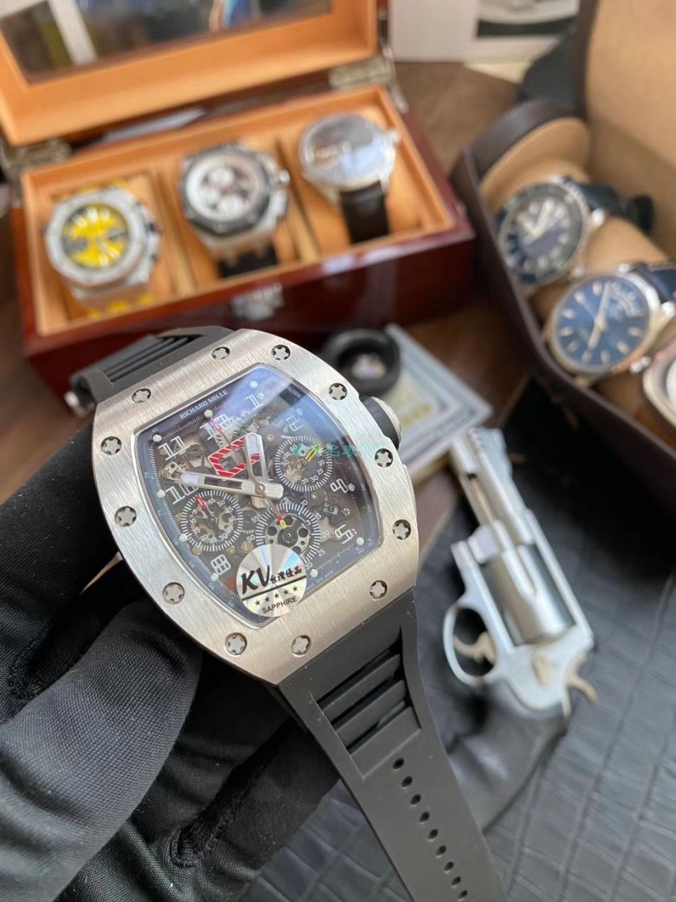 视频评测KV厂顶级复刻手表理查德米勒RICHARD MILLE RM 011 FELIPE MASSA 