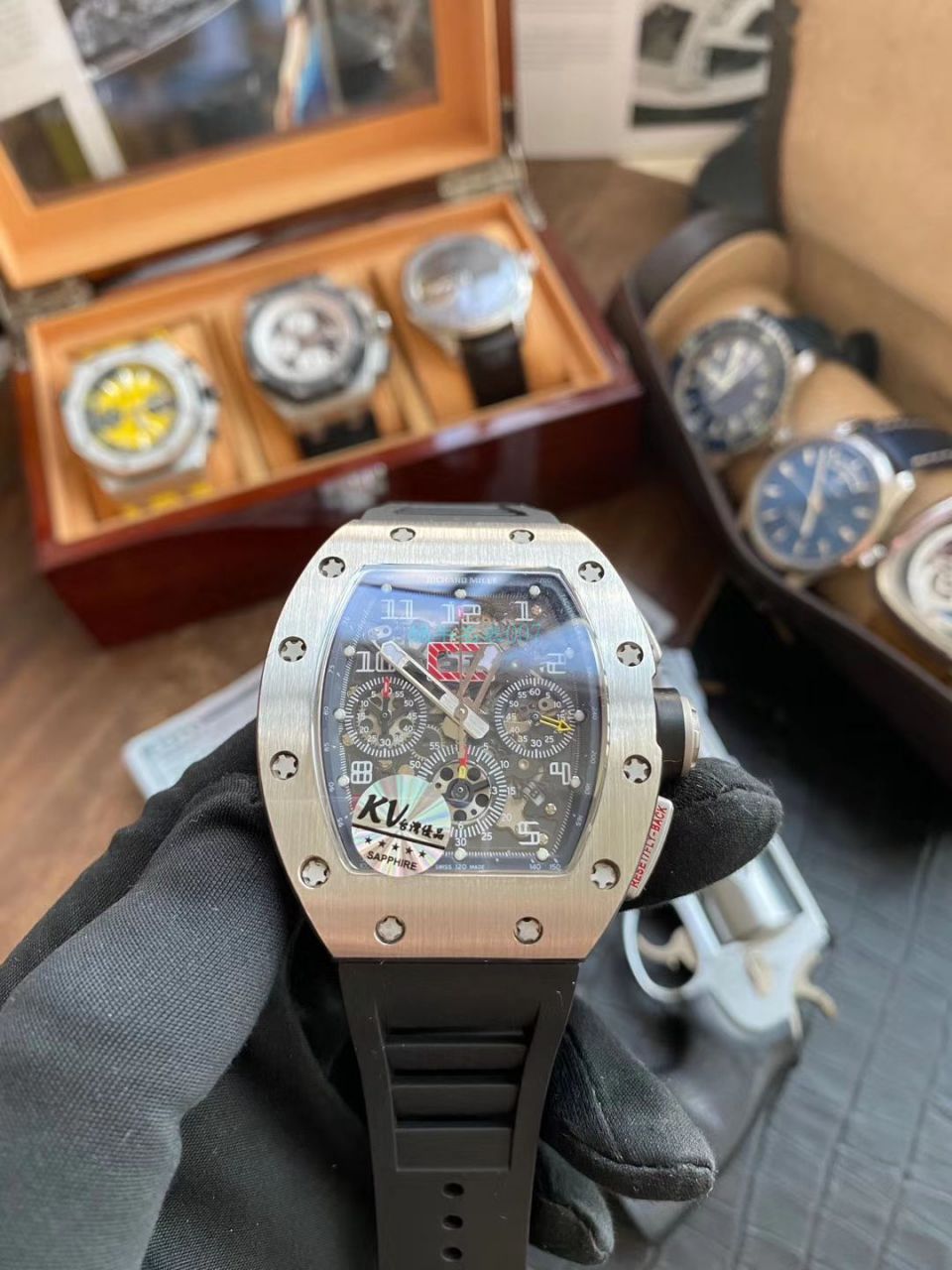 视频评测KV厂顶级复刻手表理查德米勒RICHARD MILLE RM 011 FELIPE MASSA 