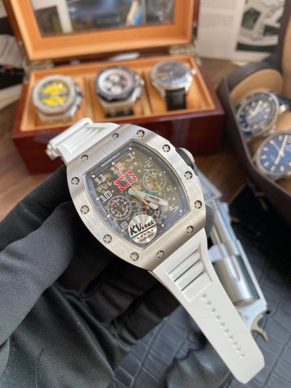 视频评测KV厂顶级复刻手表理查德米勒RICHARD MILLE RM 011 FELIPE MASSA 