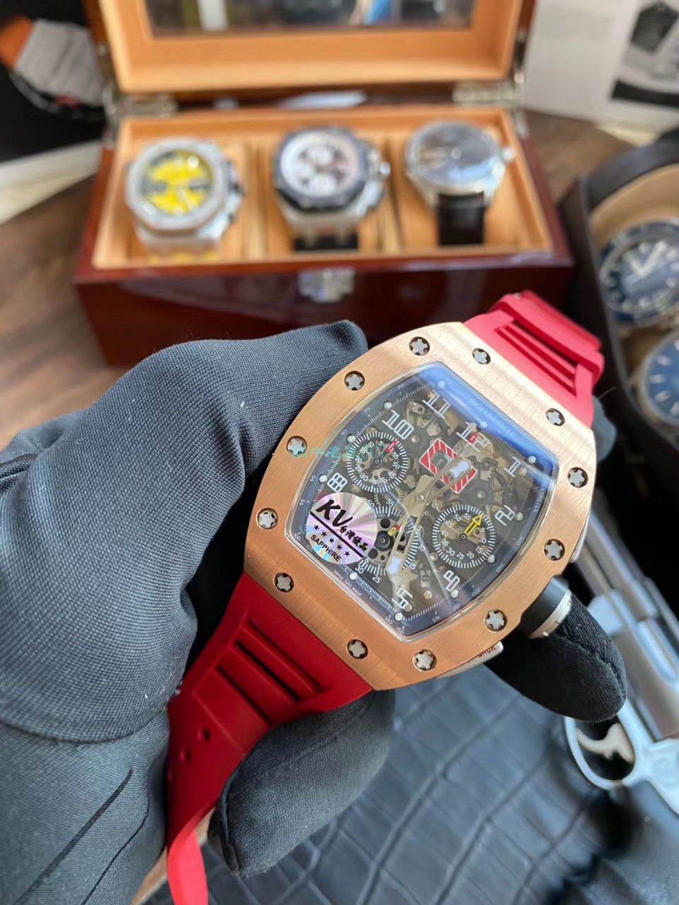 视频评测KV厂顶级复刻手表理查德米勒RICHARD MILLE RM 011 FELIPE MASSA 