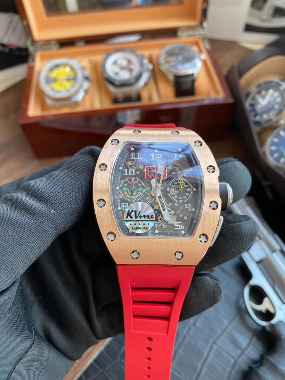 视频评测KV厂超A高仿里查德米尔手表RICHARD MILLE RM 011 FELIPE MASSA 系列腕表 