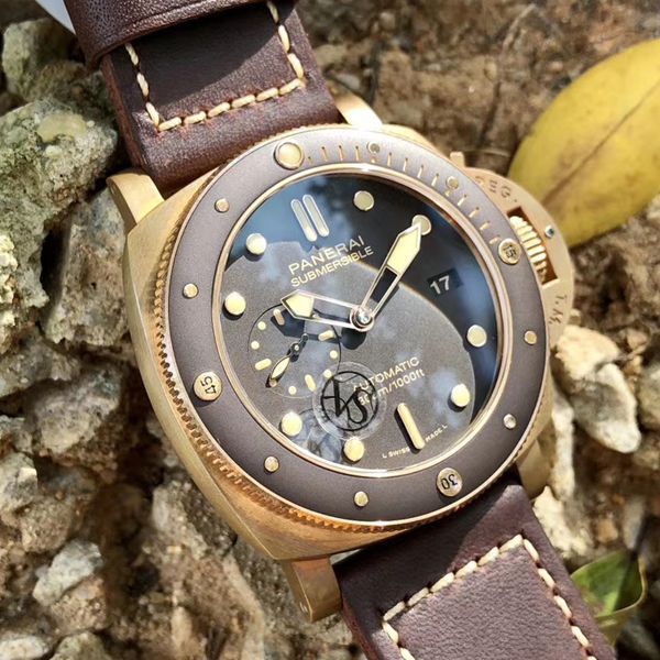 VS厂Panerai顶级复刻手表青铜之王沛纳海PAM00968腕表价格报价