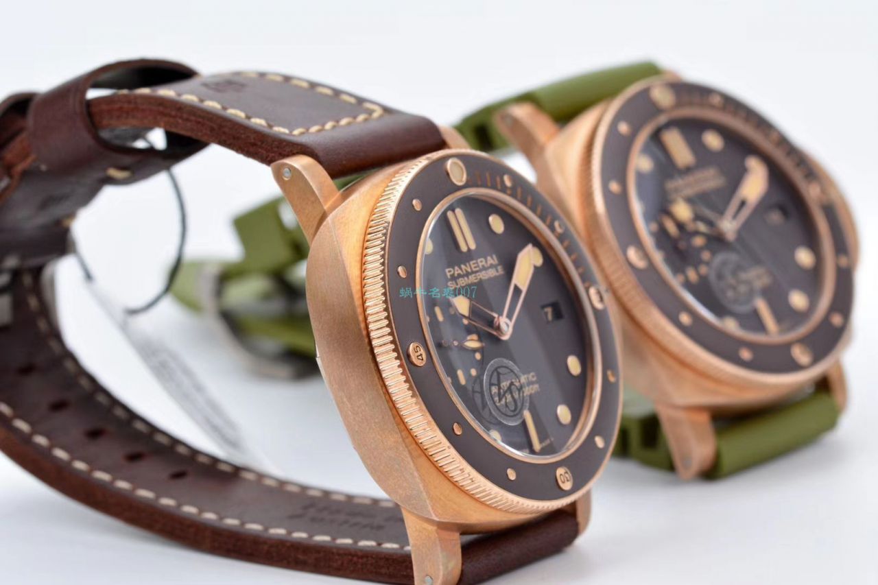 VS厂Panerai顶级复刻手表青铜之王沛纳海PAM00968腕表 