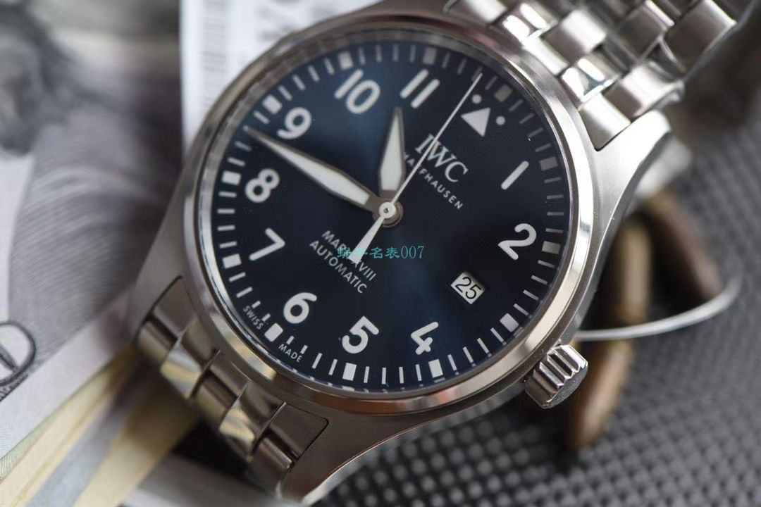 【视频评测最好的超A高仿手表网站】V7厂万国飞行员马克十八小王子IW327014腕表 