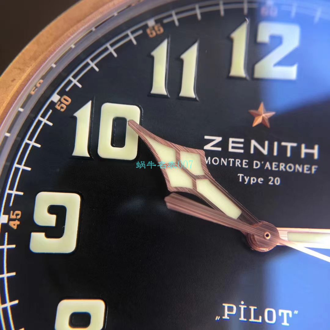 XF厂超A高仿手表最新升级真力时飞行员青铜大飞29.2430.679/21.C753腕表 