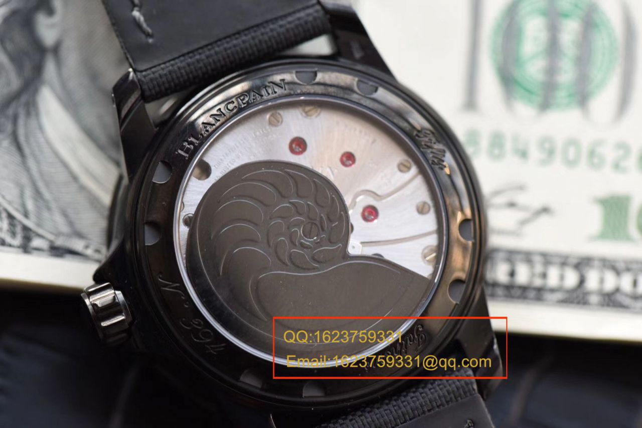 【视频评测】ZF厂宝珀五十噚黑武士高仿手表5015-11C30-52A腕表 / BP072