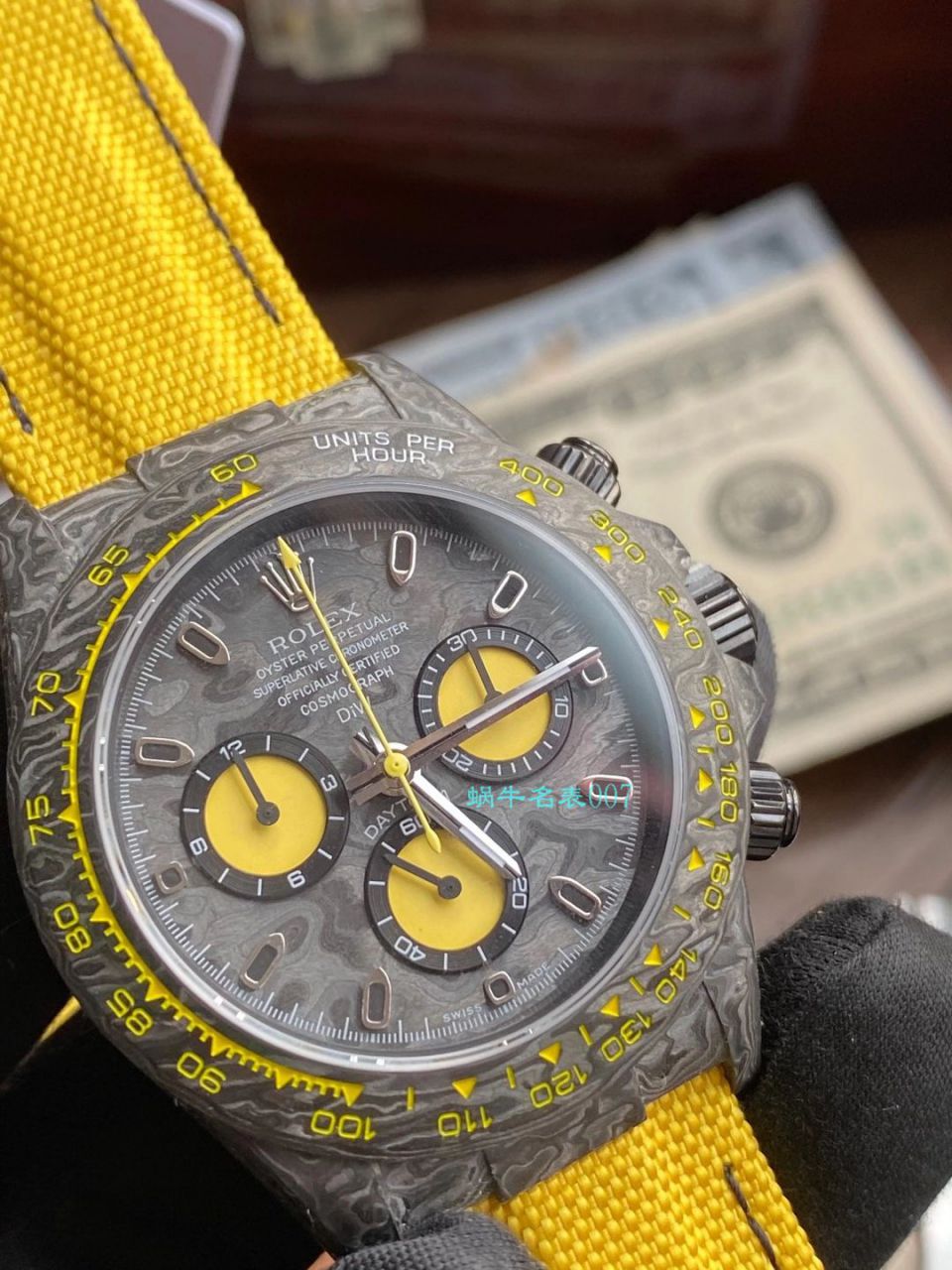 WWF厂ROLEX宇宙计时碳纤维迪通拿系列之Diw团队改造版手表 