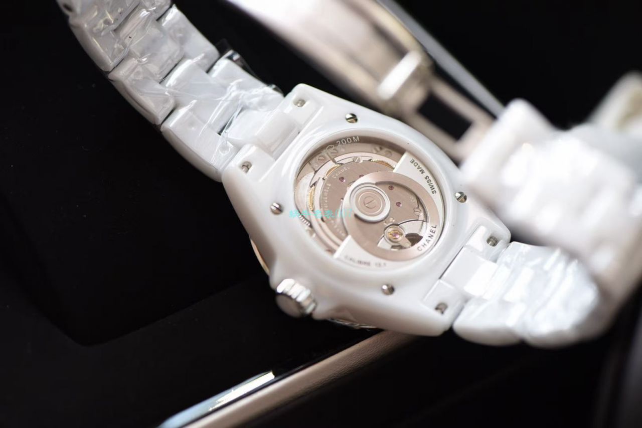 【视频评测】BV厂顶级复刻手表香奈儿J12系列背透机械H5700腕表 / X060