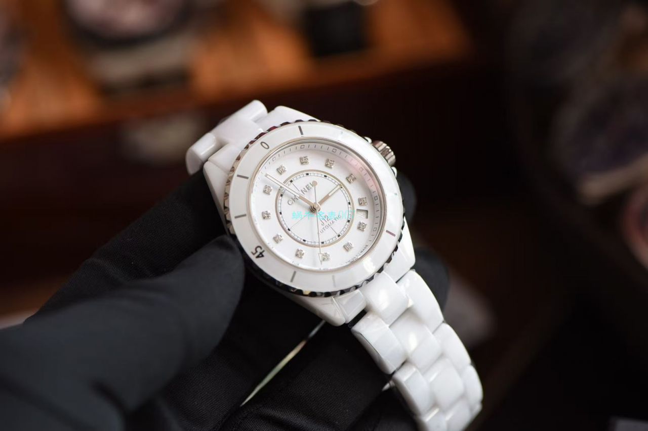 【视频评测】BV厂顶级复刻手表香奈儿J12系列背透机械H5700腕表 