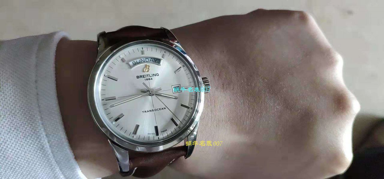 【视频评测】V7厂百年灵越洋系列顶级复刻手表R45310121G1P1腕表 / BL198
