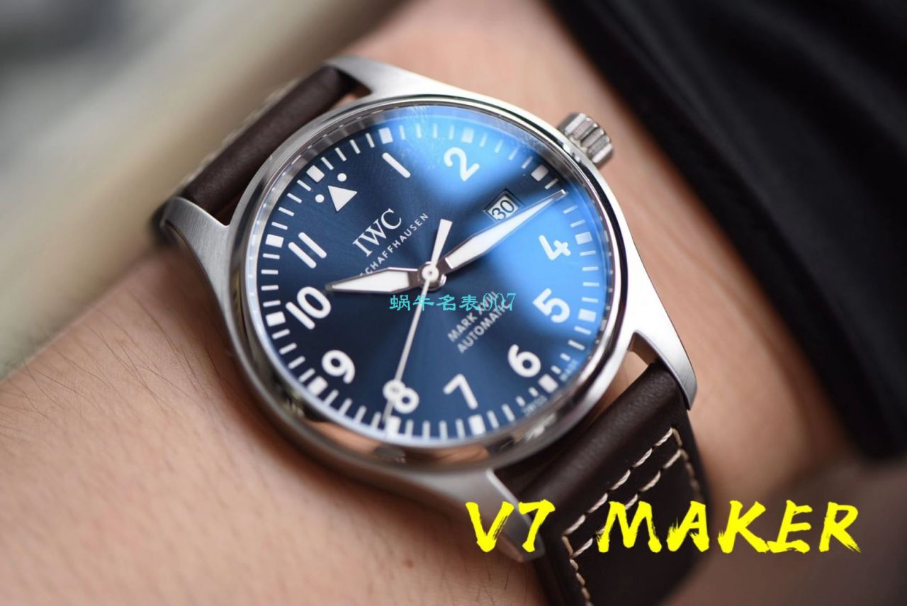 【视频评测】V7厂万国马克十八钢带款顶级复刻高仿IW327002腕表 / WG579