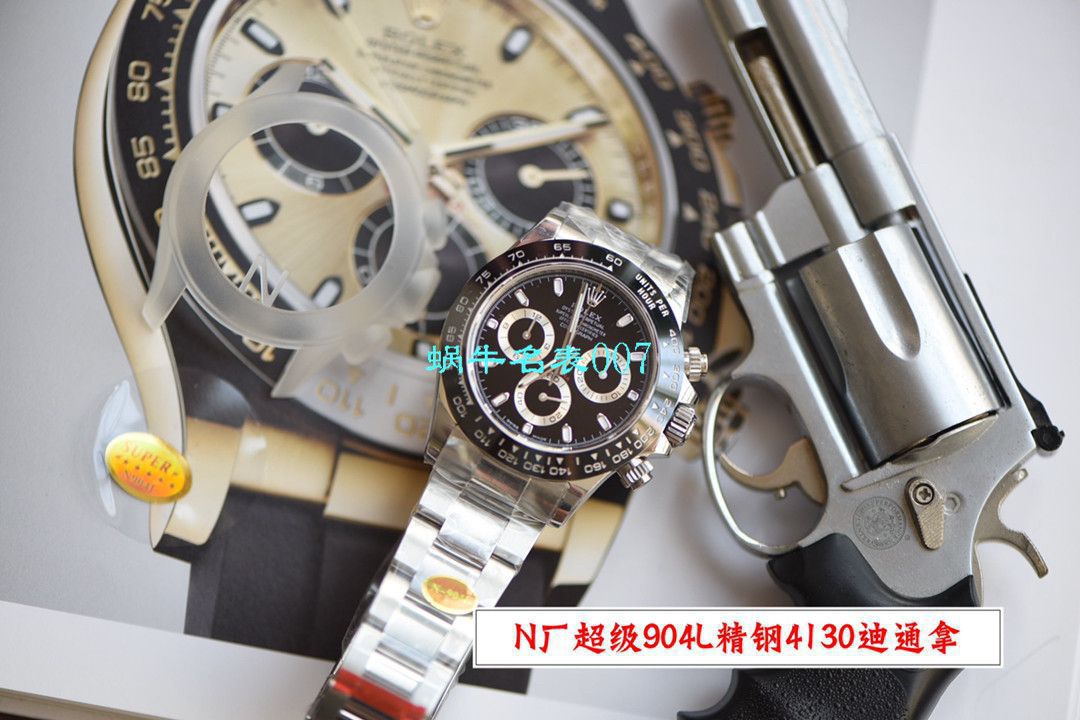 【视频评测】N厂V3劳力士迪通拿熊猫迪m116500ln-0001腕表 