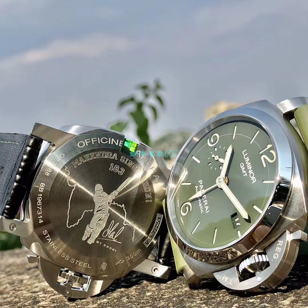 VS厂沛纳海PAM01056，PAM1056绿盘GMT复刻手表 